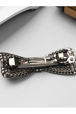 Queen Fair Saçlar İçin Otomatik Toka "brioni" Fiyonk Dolgun, 6,5 Cm 260057940 Siyah