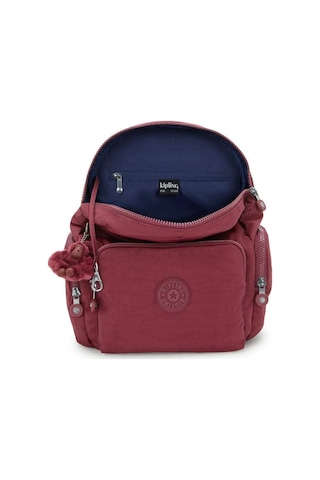 Kipling City Zip S Küçük Boy Sırt Çantası Bordo