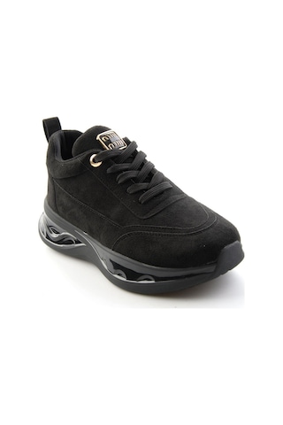 Bambi Siyah Süet Kadın Sneaker K01228092572