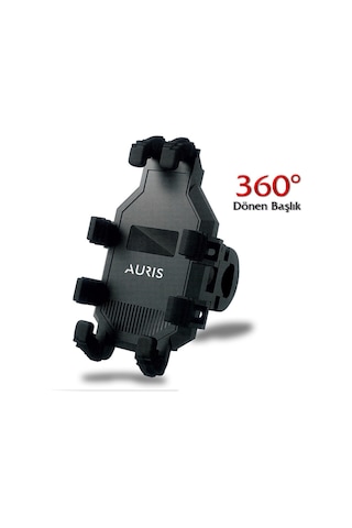 Auris H110 Bisiklet Motosiklet Gidonu Telefon Tutucu Siyah