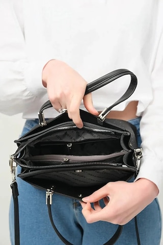 Just Polo Kadın Günlük Kullanıma Uygun Ayarlanabilir Askılı Şık El & Omuz Çantası Shoulder Bag Siyah