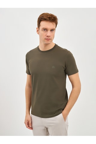 Karaca Erkek Modern Fıt Tişört-haki 11.25s.06.623 Haki