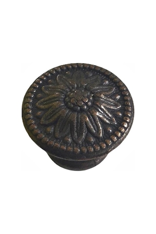 Eymenyapimarket Mobilya Dolap Kulp Düğme Eskitme Tek Vidalı Bakır