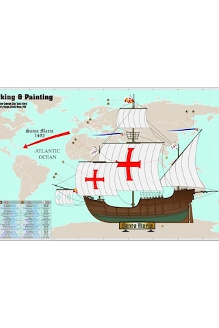 D-212 1/270 Columbus Ship Santa Maria