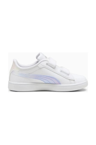 Puma Smash 3.0 Holo 2.0 V Çocuk Beyaz Sneaker Beyaz