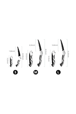 Symbee 210mm Çift Taraflı Dişli Çatal Testere - Bahçe Ağaçları Ve Ahşap Kesimi İçin Ergonomik, Kaymazsız Kollü Çelik Folding Testere