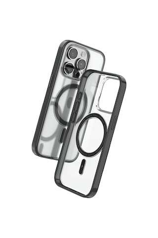 Apple Uyumlu iPhone 15 Pro Max Joly Magsafe Kapak Siyah,