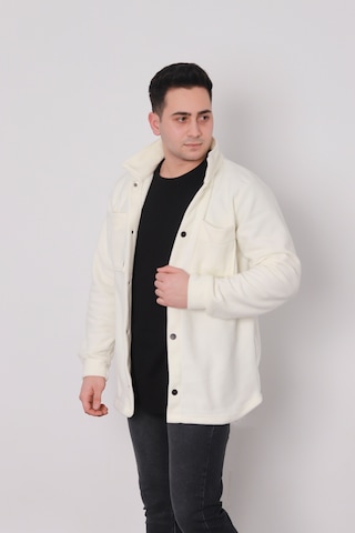 Fkfashion Süet Gömlek 22FK0118 Beyaz