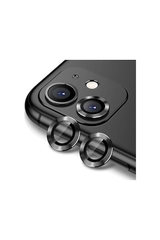 Ally Apple Uyumlu iPhone 11 6.1 3D Metal Çerçeveli Kamera Lens Koruyucu (271866569)