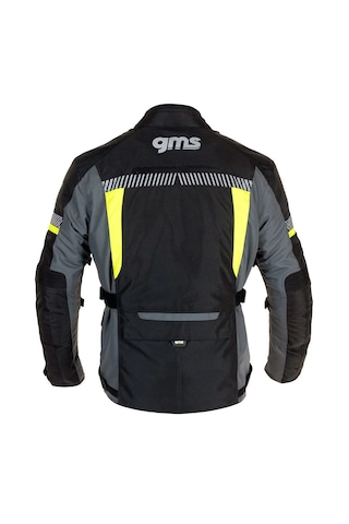 Gms Everest 3'ü 1 Arada Motosiklet Montu - Black Anthracit Yellow