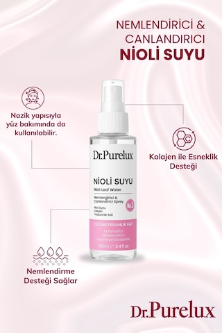 Nioli Suyu İntim Genital Koku Önleyici+yatıştırıcı+hyaluronik Asit & Kolajen Tonik Mist