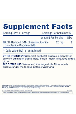 Prohealth Longevity Nadh Pro - 25 Mg - 60 Lozenges
