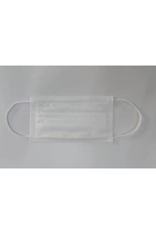 3 Katlı Beyaz Maske Cerrahi Yetişkin 10 Kutu 500 Adet