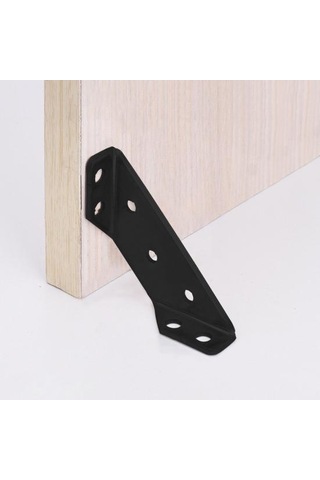 10 Adet Evrensel Metal Mobilya Köşe Konektörü Paslanmaz Korozyona Dayanıklı Raf Dolabı Mobilya Üçgen Desteği Köşe Braketleri