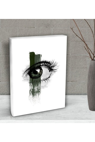 Bk Gift Eye See You Tasarımlı Dekoratif Mini Kanvas Tablo 15X20Cm (506660550)