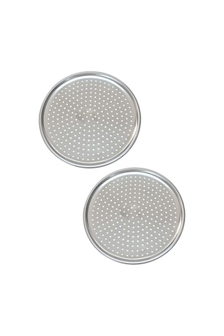 Hitfoni Delikli Pizza Tepsisi Lahmacun Pide Tepsisi 28 CM 2 Adet