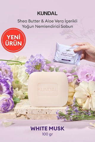 Yoğun Nemlendirici Sabun Kundal Signature Perfume & Moisturizing Soap White Musk 100gr