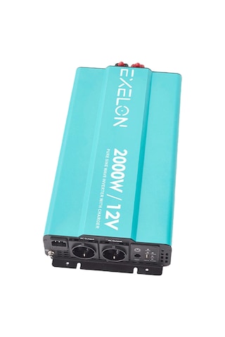 Exelon Tam Sinüs Şarjlı 2000w 12v Ups İnverter