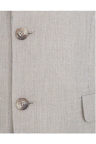 Uki Bej Casual Mono Yaka Ceket Bej