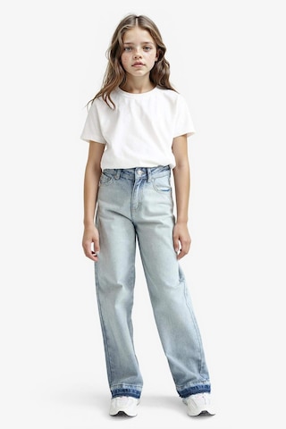 Defacto Kız Çocuk 90s Wide Leg Geniş Paça Jean Pantolon F7540a825aunm39 Mavi