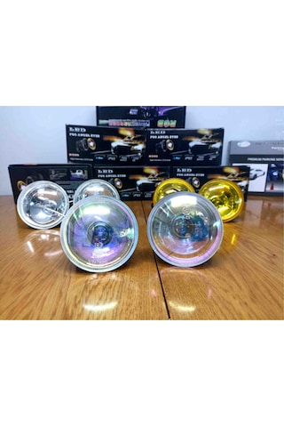 Sis Farı Seti Üniversal 90mm Colormatic 2 Adet + H3 Ampül