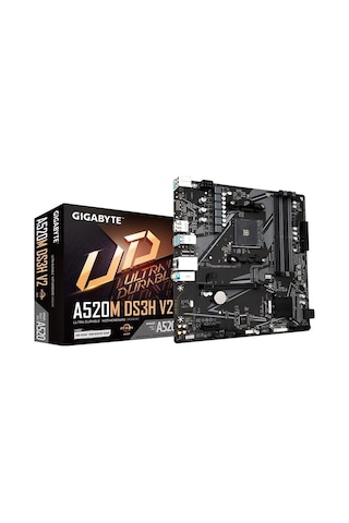 Gigabyte A520M-DS3H-V2 A520M-DS3H AM4 DDR4 4733 MHZ Anakart