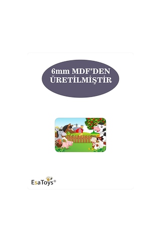 Ahşap Çocuk Puzzle 6 Parça-66