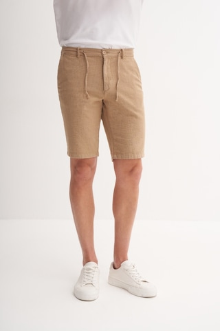 Cazador 61080 Erkek Keten Camel Şort