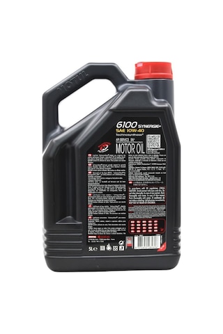 Motul 6100 Synergie+ 10W-40 Technosynthese Motor Yağı 5 L