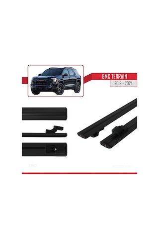 Gmc Terrain 2018-2024 Arası İle Uyumlu Basıc Model Ara Atkı Tavan