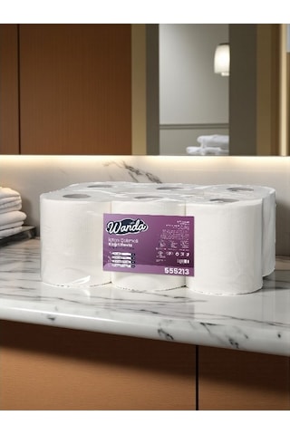 İçten Çekmeli Kağıt Havlu 3 Kg 6'lı Paket - 50m