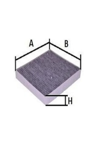 Ford Fiesta V 2002 - Fusion 2002 Polen Filtre Karbonlu