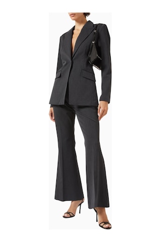 Good American Sculpted Blazer, Kadın Zarif Bel Kesimli - Modern Şık Ceket Koyu Gri