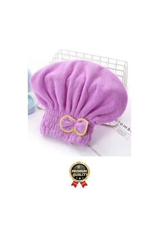 Premium Kalite Esnek Hızlı Emici Banyo Havuz Duş Mikrofiber Havlu Saç Kurutma Bonesi 30x25x16 Çok Renkli