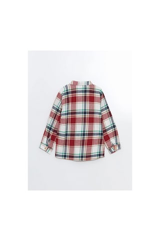 LC Waikiki Lcw Kids Ekoseli Uzun Kollu Ekose Desenli Erkek Çocuk Gömlek Red Checked