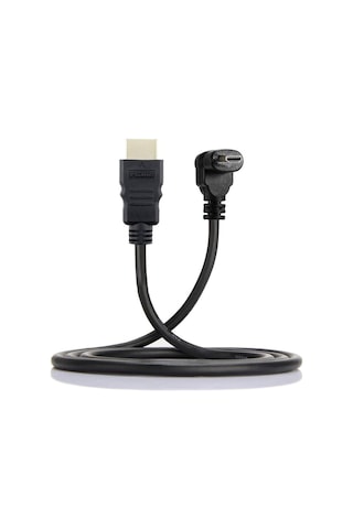 Micro HDMI to HDMI 90 Derece Açılı Mikro HDMI Tablet Kamera Kablo
