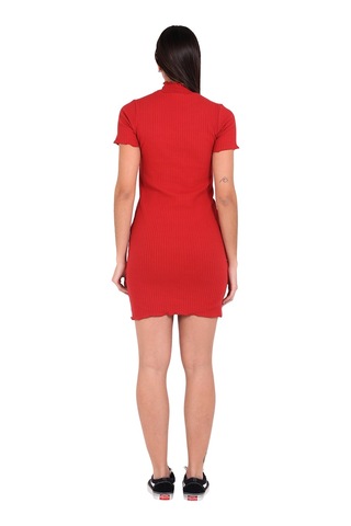 U&me Ribbed Elbise Kiremit Um236014401 R115 Kiremit
