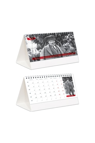 2027 Atatürk Piramit Masa Takvimi Masaüstü Takvim 21 x 17 CM