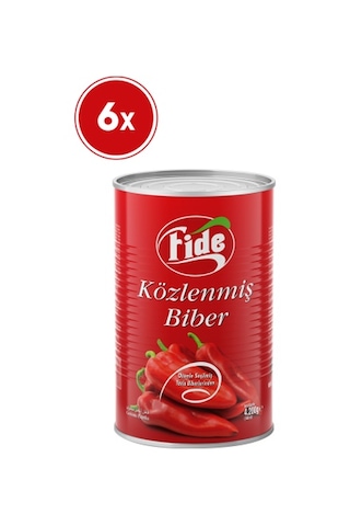 Fide Közlenmiş Biber 6 x 4200 G Fide Közlenmiş Biber 6 x 4200 G