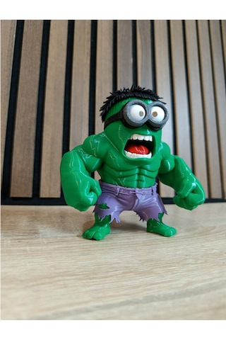 Minion Hulk Marvel Karakter Biblo - Çocuk Odası Ve Ofis İçin Eğlenceli Hediye Figür