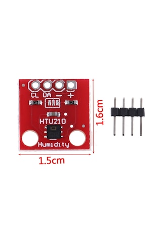 Htu21 3.3v Sıcaklık Ve Nem Sensör Modülü Iıc I2c Yüksek Hassasiyet Iıc Dijital Nem Sensörü Klima