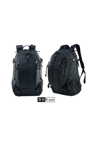 Ccgloball Büyük Kapasiteli Kamuflaj Taktik Yürüyüş Ve Dağcılık Açık Hava Sırt Çantası Siyah