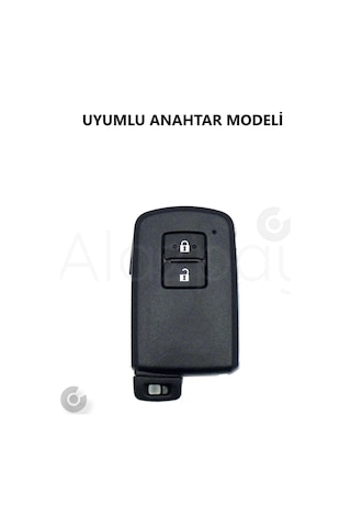 Toyota Yaris Auris Corolla Rav4 Verso Silikon Anahtar Kılıfı Siyah