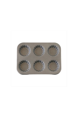 Gatherco Çiçek Dantel Karbon Çelik Fırın Kalıbı Meyveli Yumurta Tartı Mini Kek Bisküvi Kalıbı Kurabiye Turta Kendin Yap Kalıbı