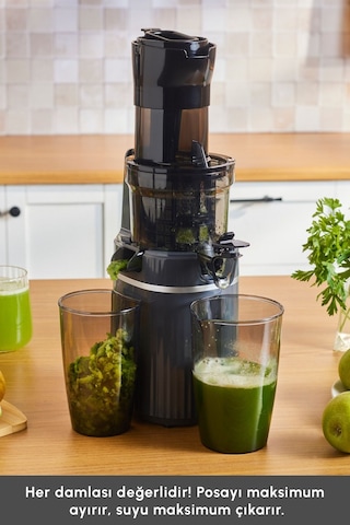 Karaca Fresh Press Slow Juicer Yavaş Sıkım Katı Meyve Sıkacağı