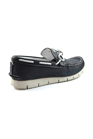 Komcero 3557-120 Lacivert Hakiki Deri Nubuk Casual Erkek Ayakkabı-Lacivert