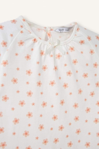 Defacto Desenli 2li Dokuma Ecru Pijama Kız Bebek H5505a526smer233 Ekru-er233