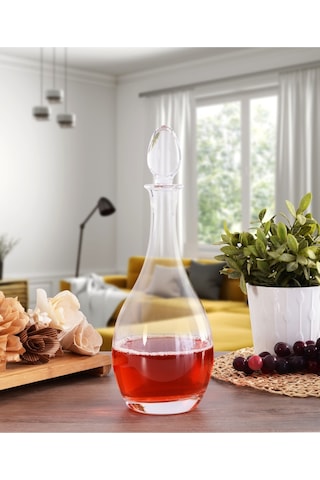 Karaf Şişe Cam Kapaklı 1,5 Litre