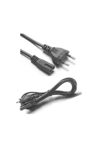 Işıldak Laptop Teyp Kablosu Fişi Kaliteli Sağlam 220V Çift Oluklu (465331044)