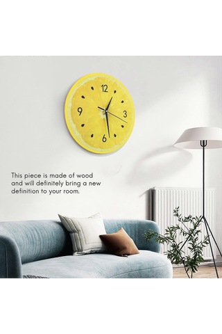 Tropikal Meyve Duvar Saati 12 İnç B Diğer